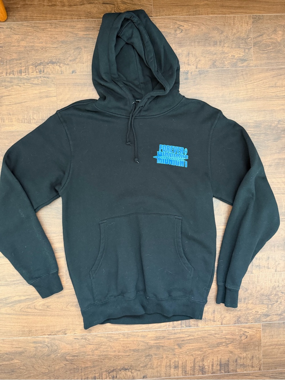 Men's Black Pullover Hoodie from Forever Midnight Festival